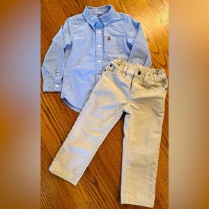 Baby Gap Boys 3T Khaki Outfit